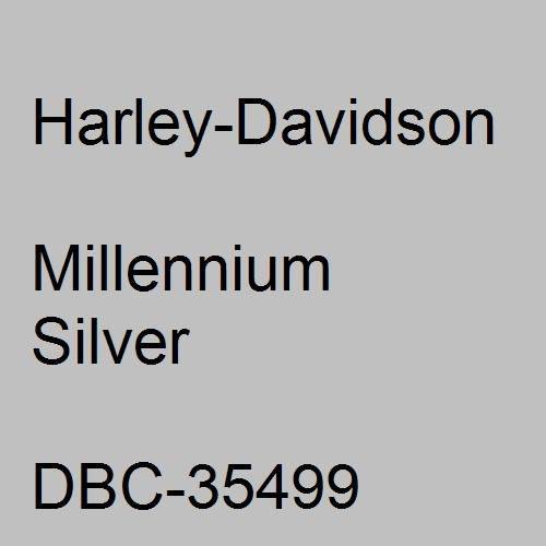 Harley-Davidson, Millennium Silver, DBC-35499.